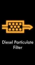Diesel technician scanning vehicle for exhaust and emissions diagnostic codes