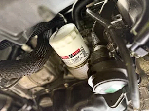 Oil change service at Lonsbury Garage in Angola, IN